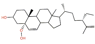 (24S)-24-Ethyl-5a-hydroperoxycholesta-6,25-dien-3b-ol
