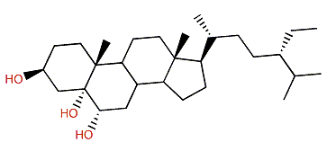 (24S)-24-Ethylcholestane-3b,5a,6a-triol