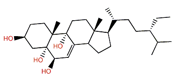 (24S)-24-Ethylcholest-7-en-3b,5a,6b,9-tetrol