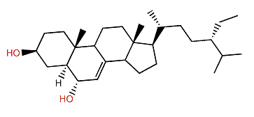 (24S)-24-Ethylcholest-7-en-3b,6a-diol