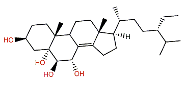 (24S)-24-Ethylcholest-8(14)-en-3b,5a,6b,7a-tetrol