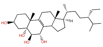 (24S)-24-Ethylcholest-8-en-3b,5a,6b,7a-tetrol