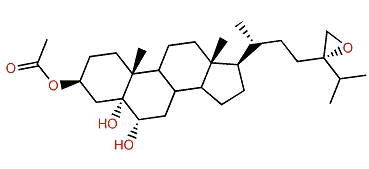 (S)-24,28-Epoxyergost-3-acetyl-3b,5a,6a-triol
