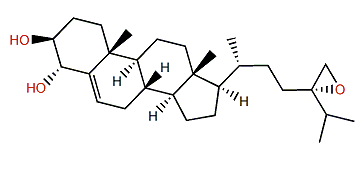 (S)-24,28-Epoxyergost-5-en-3b,4a-diol