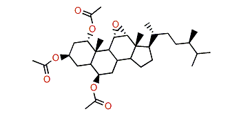 (24R)-24-Methyl-11a,12a-epoxy-1,3,6-triacetoxycholestan-1a,3b,6b-triol