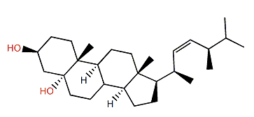 (24S)-24-Methylcholest-22-en-3b,5a-diol