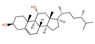 (24S)-24-Methylcholest-5-en-3b,11a-diol
