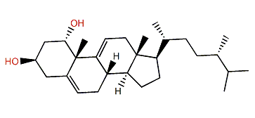 (24S)-24-Methylcholesta-5,9-dien-1a,3b-diol