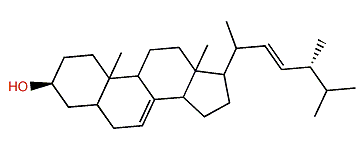 (22E,24S)-24-Methylcholesta-7,22-dien-3b-ol