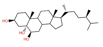 (24S)-24-Methylcholestane-3b,5a,6b-triol