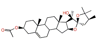 (22R,24S)-24-Methyl-22,25-epoxyfurost-5-en-3b,20b-diol-3b-acetate
