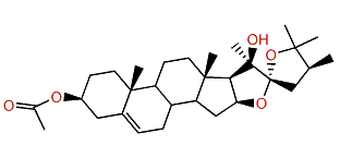 (22S,24S)-24-Methyl-22,25-epoxyfurost-5-en-3b,20b-diol-3b-acetate