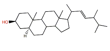 (22E)-24-Methyl-5a-cholest-22-en-3b-ol