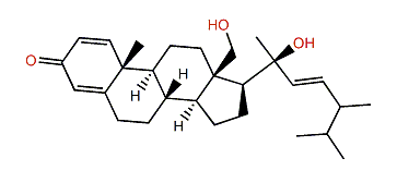 (20S,22E)-24-Methylcholesta-1,4,22-trien-18,20-diol-3-one