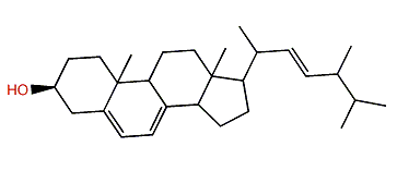 (22E)-24-Methylcholesta-5,7,22-trien-3b-ol