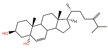 24-Methylcholesta-6,24(28)-dien-3b,5a-diol