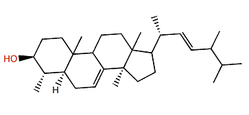 (22E,24xi)-4a,14a,24-Trimethyl-5a-cholesta-7,22-dien-3b-ol