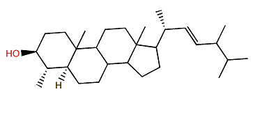 (22E,24xi)-4a,24-Dimethyl-5a-cholest-22-en-3b-ol