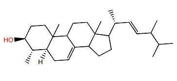 (22E,24xi)-4a,24-Dimethyl-5a-cholesta-7,22-dien-3b-ol