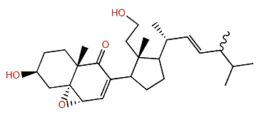 (22E,24xi)-5a,6a-Epoxy-3b,11-dihydroxy-9,11-secoergosta-7,22-dien-9-one