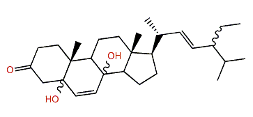 (5xi,8xi,22E,24xi)-5,8-Dihydroxystigmasta-6,22-dien-3-one