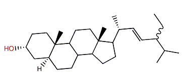 (22E,24xi)-24-Ethyl-5a-cholest-22-en-3a-ol