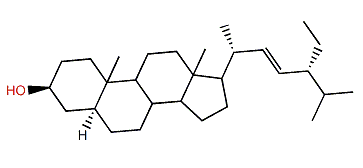 (22E,24xi)-24-Ethyl-5a-cholest-22-en-3b-ol