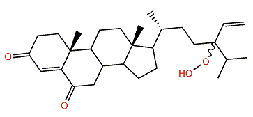 24xi-Hydroperoxy-24-ethylcholesta-4,28(29)-dien-3,6-dione
