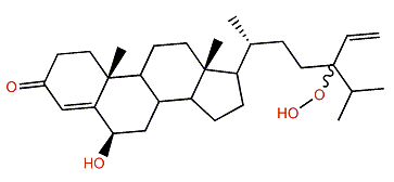 24xi-Hydroperoxy-6a-hydroxy-24-ethylcholesta-4,28(29)-dien-3-one