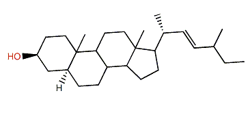 (22E,24xi)-24-Methyl-27-nor-5a-cholest-22-en-3b-ol