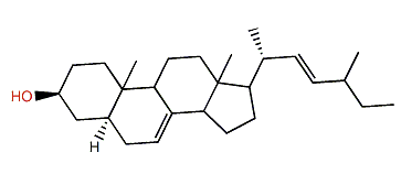 24xi-Methyl-27-nor-5a-cholesta-7E22-dien-3b-ol
