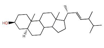 (22E,24xi)-24-Methyl-5a-cholest-22-en-3b-ol