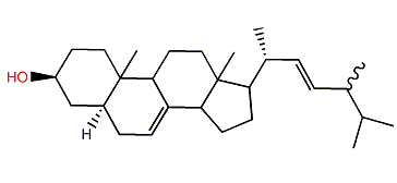 (22E,24xi)-24-Methyl-5a-cholesta-7,22-dien-3b-ol