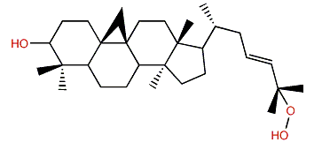 25-Hydroperoxycycloart-23-en-3b-ol