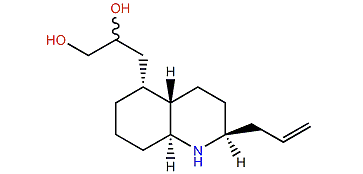 2-Allyl-5-(2,3-dihydroxypropyl)-decahydroquinoline