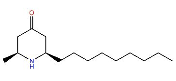 (2S,6R)-2-Methyl-6-nonylpiperidin-4-one