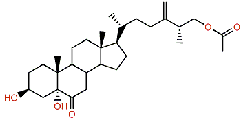 (25R)-26-Acetoxy-3b,5a-dihydroxyergost-24(28)-en-6-one