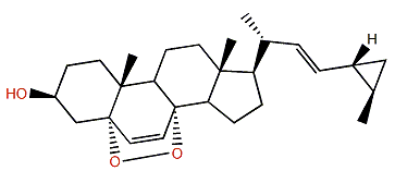 (22E,24R,25R)-5a,8a-Epidioxy-24,26-cyclocholesta-6,22-dien-3b-ol