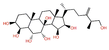 (25S)-24-Methylene-5a-cholestane-3b,4b,6a,7a,8,15b,16b,26-octol