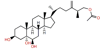 (25S)-24-Methylenecholestane-3b,5a,6b-triol-26-acetate