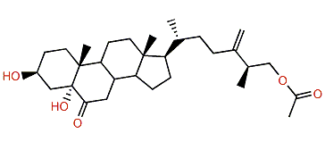 (25S)-26-Acetoxy-3b,5a-dihydroxyergost-24(28)-en-6-one