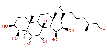 (25S)-5a-Cholestane-3b,4b,6a,7a,8,15b,16b,26-octol
