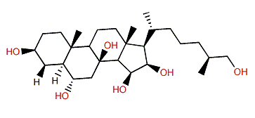 (25S)-5a-Cholestane-3b,6a,8,15b,16b,26-hexol
