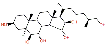 (25S)-5a-Cholestane-3b,6b,7a,15a,16b,26-hexol