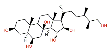 (25S)-5a-Cholestane-3b,6b,8,15a,16b,26-hexol