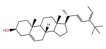 (22E,24E)-25-Methylstigmasta-5,22,24(28)-trien-3b-ol