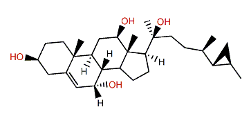 26,27-Cyclo-24,27-dimethylcholest-5-en-3b,7a,12b,20b-tetraol