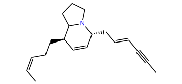 Dehydro-5,8-indolizidine 269D