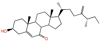 26-Methyl-3b-Hydroxy-ergosta-5,24(28)-dien-7-one