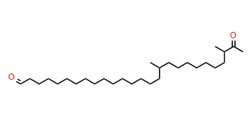 27-Oxo-3,11-dimethylheptacosan-2-one